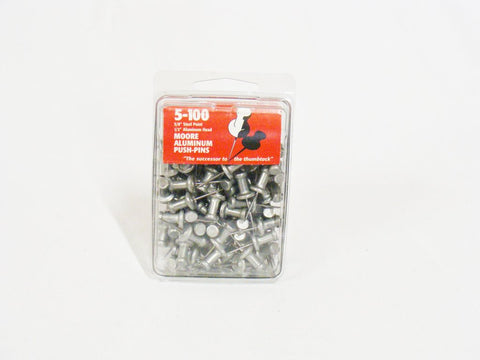 Aluminum push pins